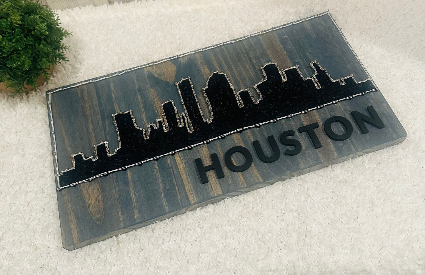 Houston string art