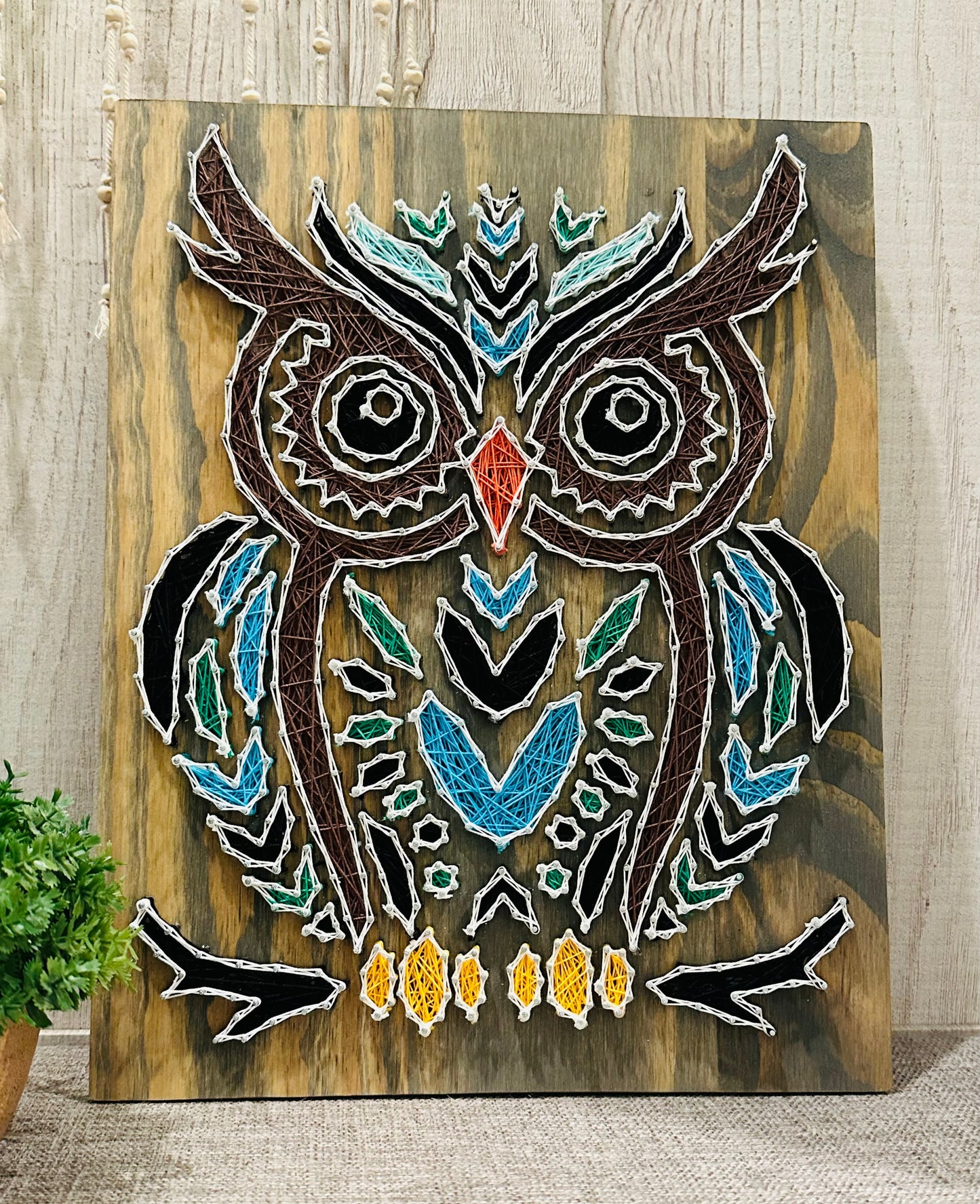 Owl String Art