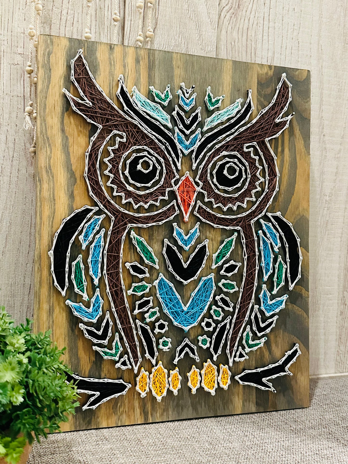 Owl String Art