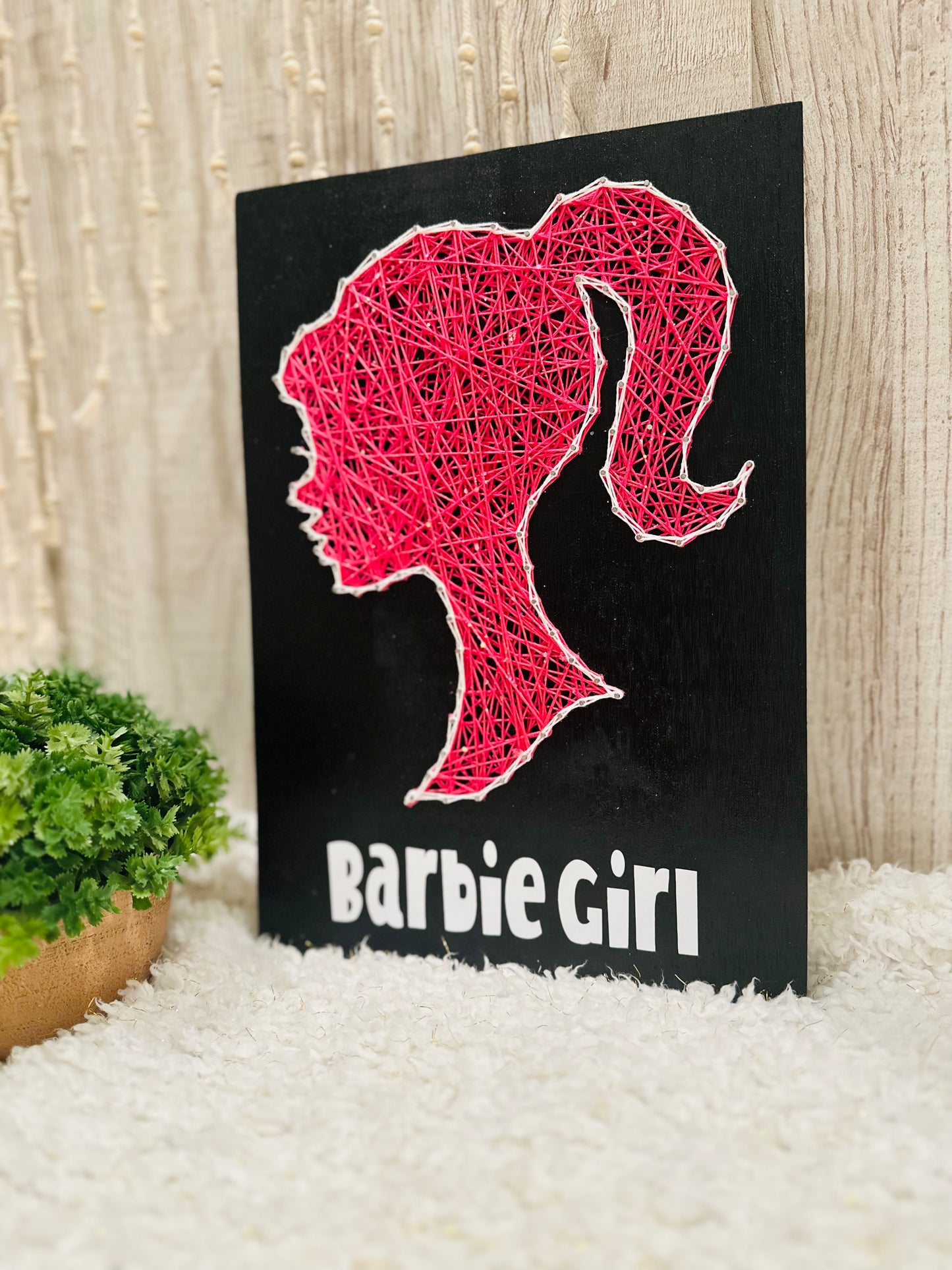 Barbie girl string art