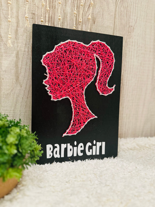 Barbie girl string art