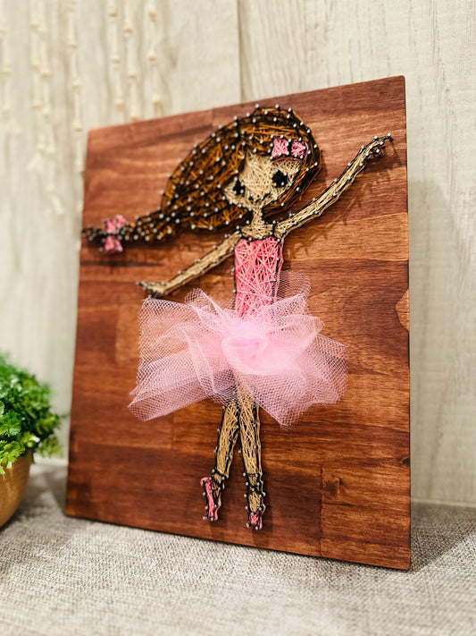 Ballerina string art