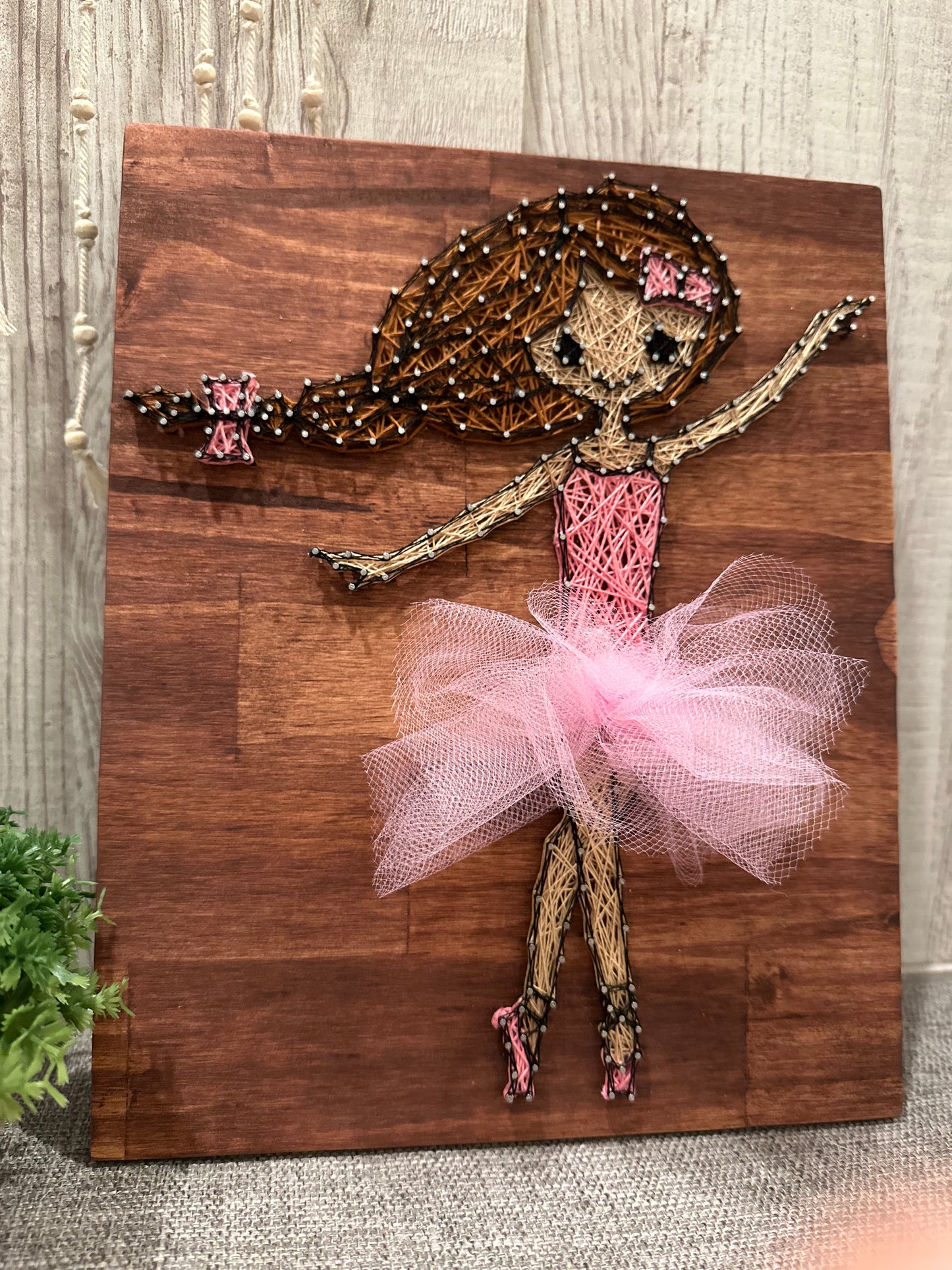 Ballerina string art