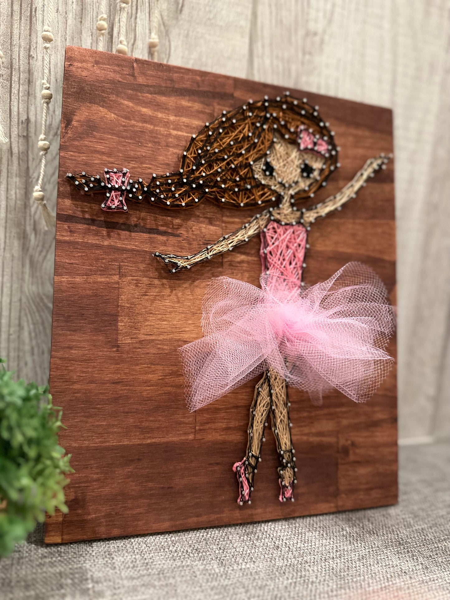 Ballerina string art