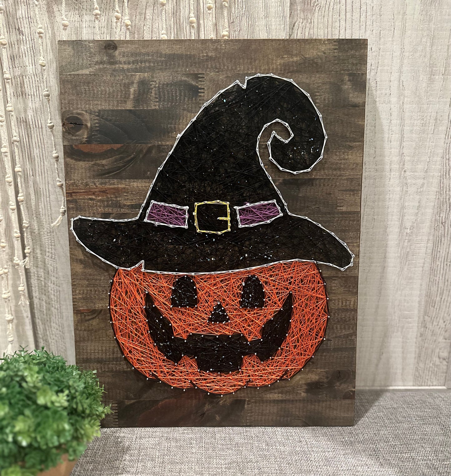 Jack-O-Lantern in Witches Hat