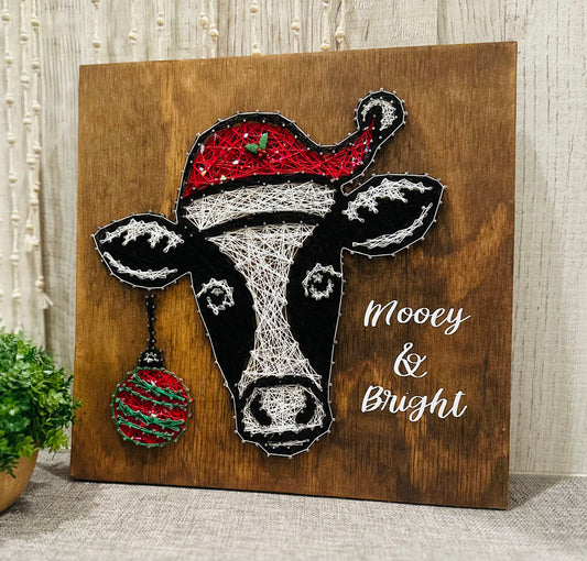 Mooey and Bright Cow string art