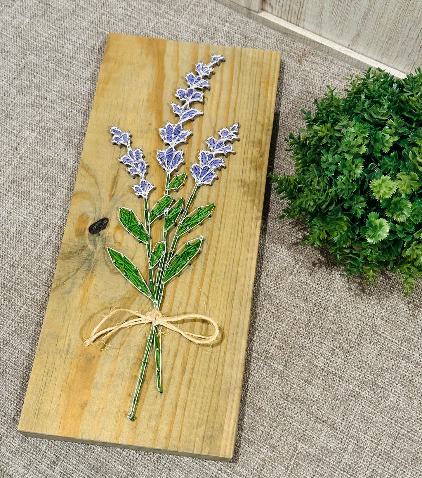 Lavender string art