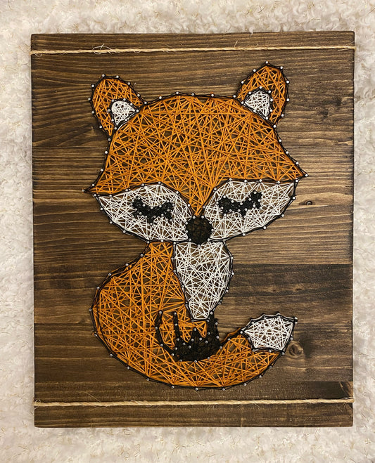 Baby fox string art