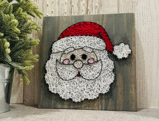 Santa String Art