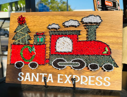 Santa Express string art