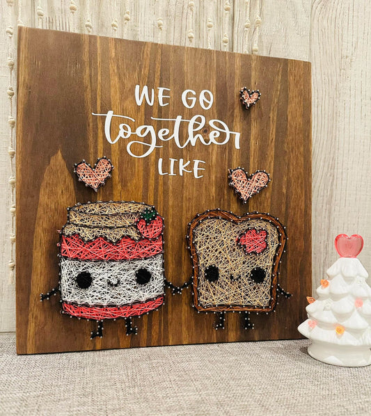 Toast and Jam String art