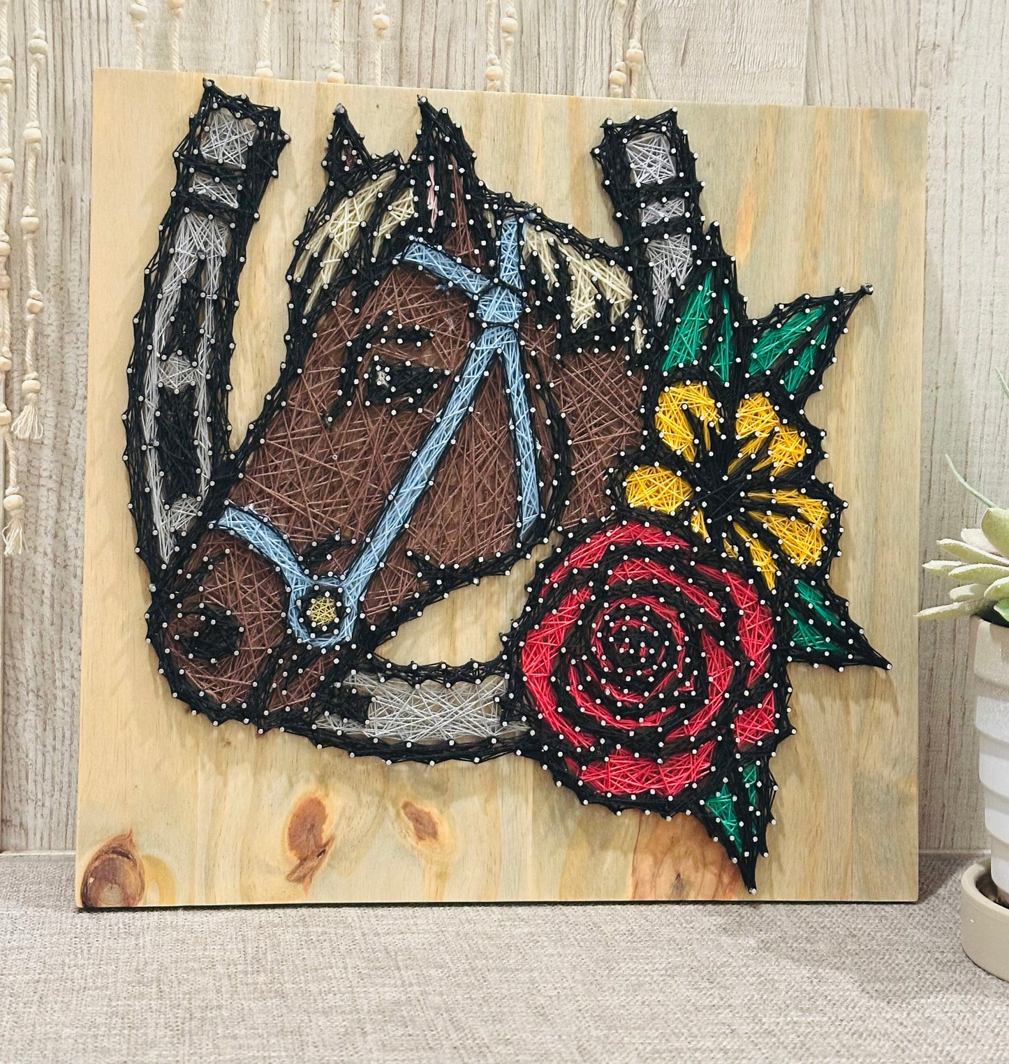 Horse String Art