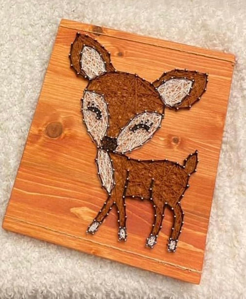 Fawn string art