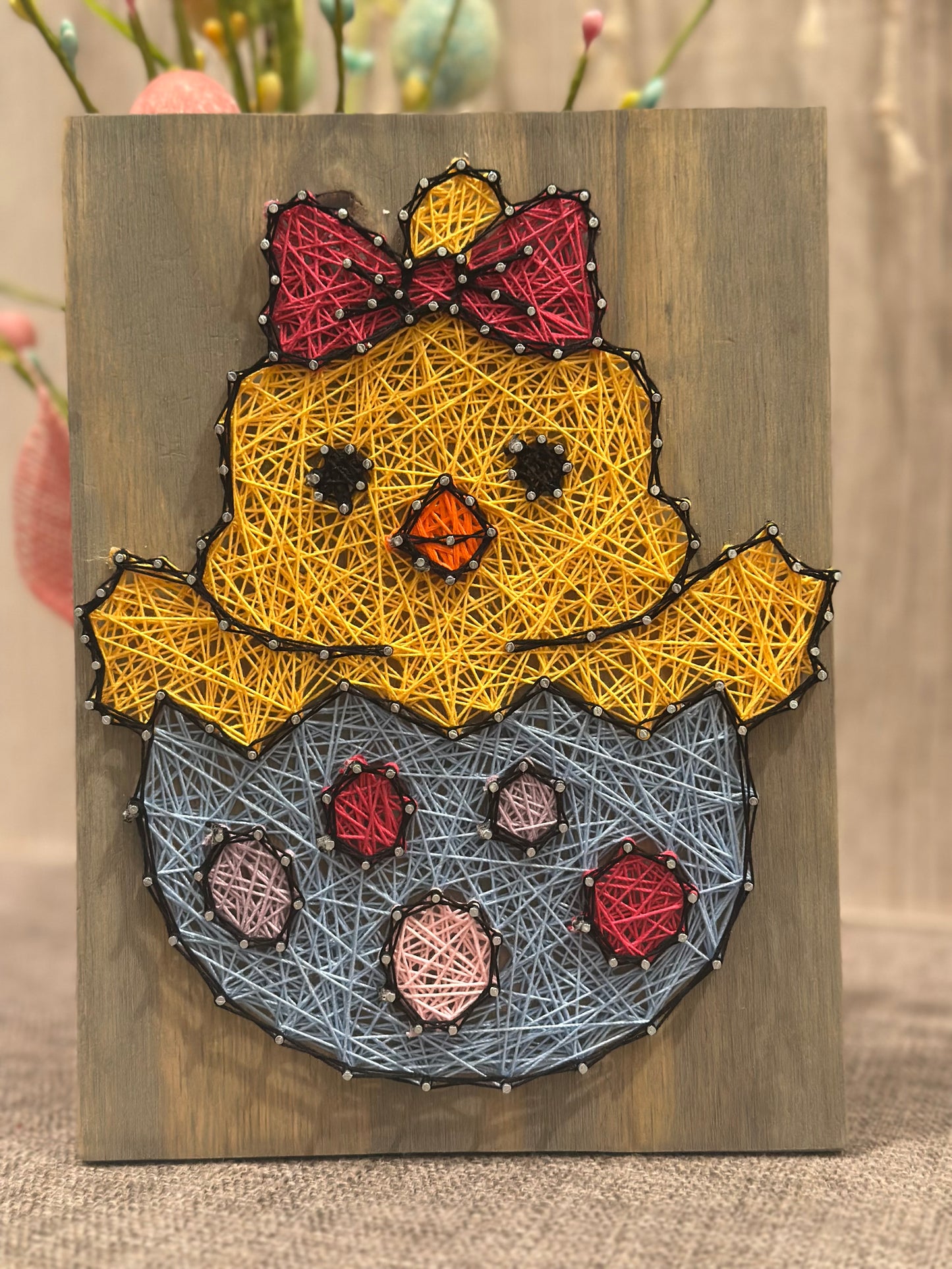 Baby Chick string art