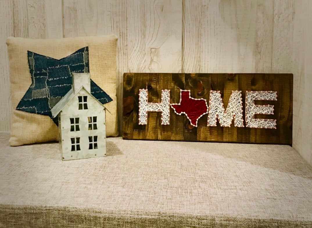 Texas Home String Art