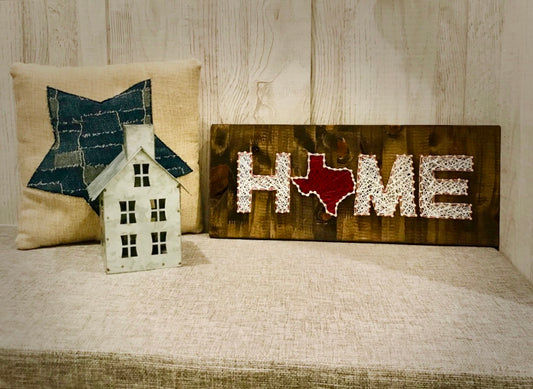 Texas Home String Art