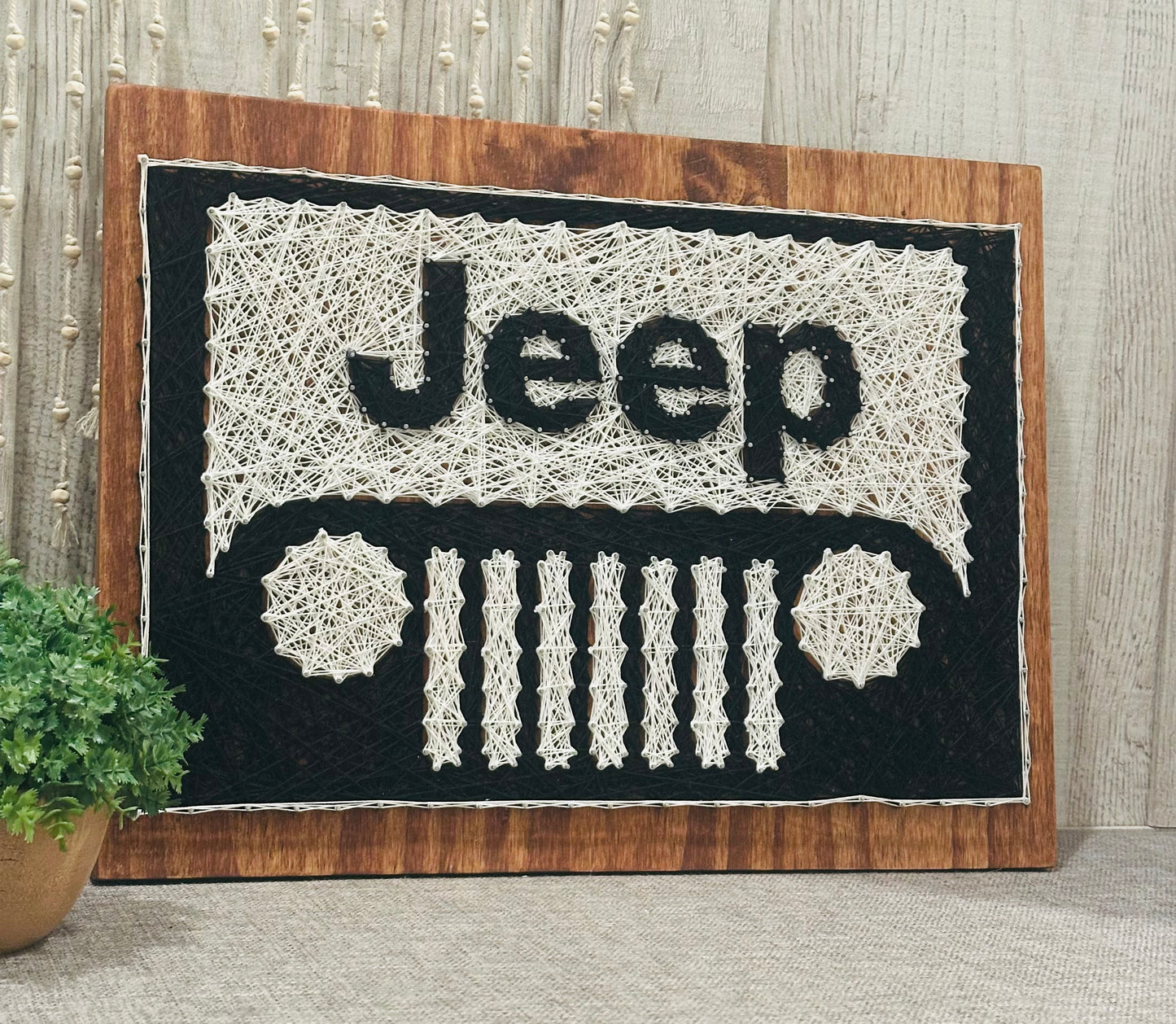 Jeep String Art