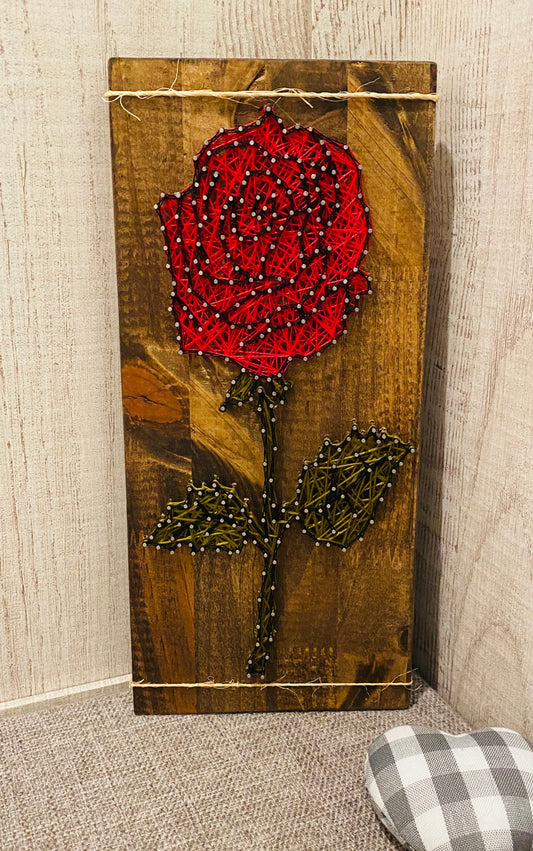 Rose string art