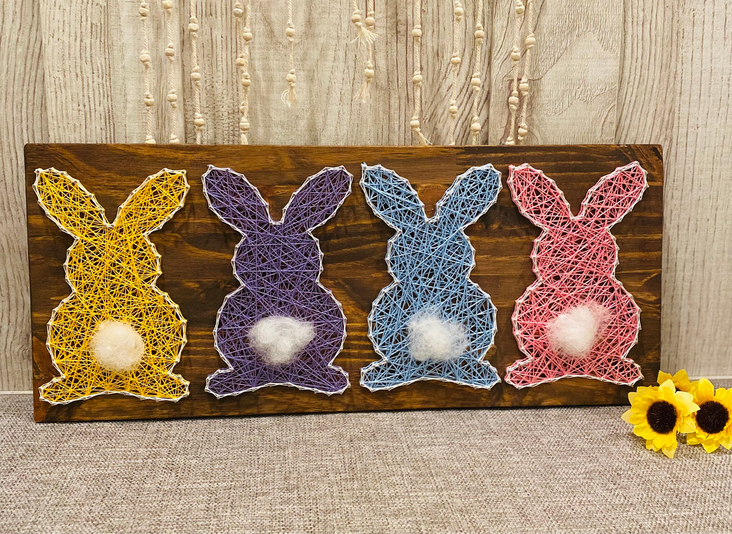 Bunny string art