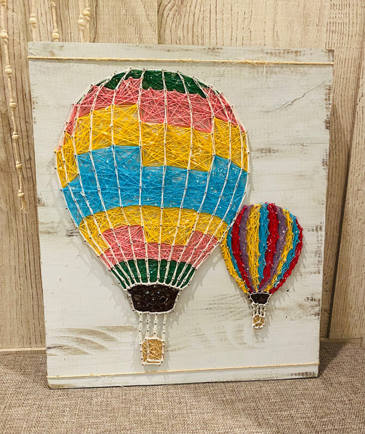 Hot Air Balloon string art